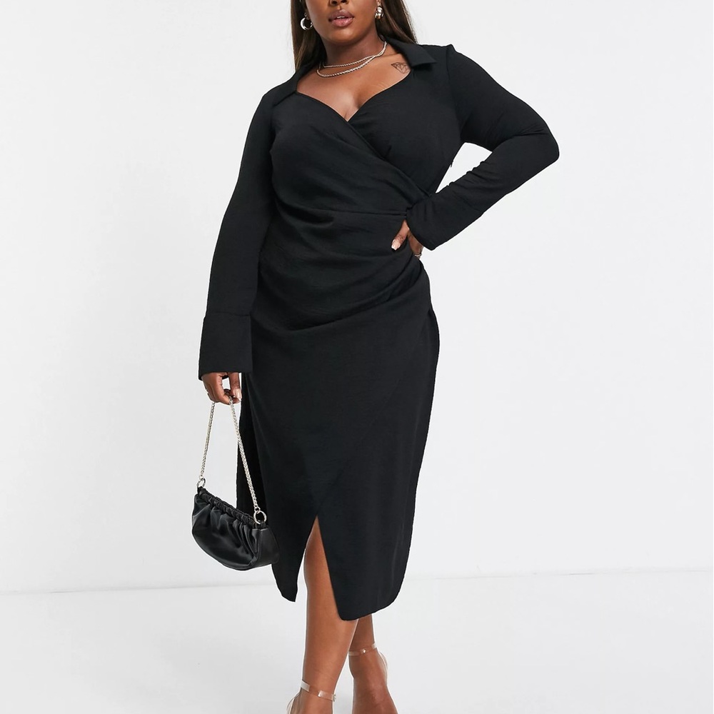 ASOS CURVE black cocktail dress